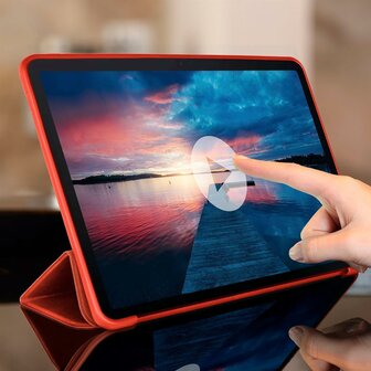 Samsung Tab A9 Plus - Rood - Smart Cover