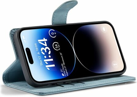 iPhone 14 Pro Aqua Blue - 2 in 1 Book Case