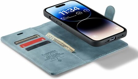 iPhone 14 Pro Aqua Blue - 2 in 1 Book Case