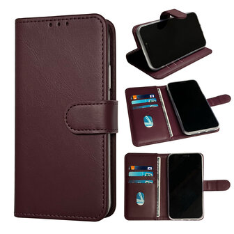 iPhone 11 - Book Case - Bordeaux