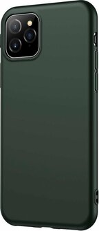iPhone 11 Pro Max - Back Cover &amp;amp; 2X Glas - Groen