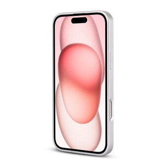 iPhone 16 Pro - Roze - Camera Marmer MagSafe Back Cover