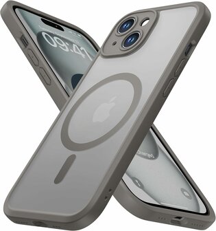 iPhone 13 - Grijs - Matte Armor - Geschikt voor MagSafe