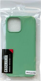 iPhone 13 Pro Max - HQ TPU Back Cover - Licht Groen