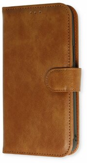 iPhone 11 Bruin - 2 in 1 HQ Book Case met Extra Vakken