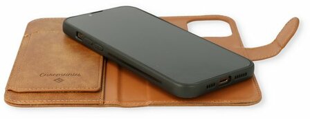 iPhone 11 Bruin - 2 in 1 HQ Book Case met Extra Vakken