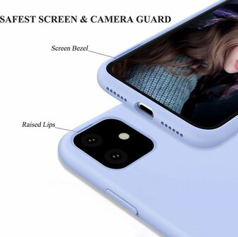 iPhone 11 - Siliconen Back Cover - Paars
