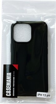 iPhone 13 Pro - HQ TPU Back Cover - Zwart