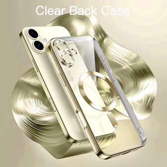 iPhone 16 Plus - Goud - Siliconen MagSafe Back Cover