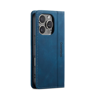 iPhone 16 Pro - Navy Blue - Book Case