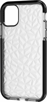 iPhone 11 - Crystal Back Cover - Zwart