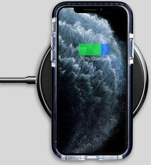 iPhone 11 Pro Max - Crystal Back Cover - Zwart