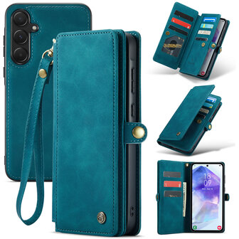 Samsung A56 - Emerald Green - 2 in 1 Book met Extra Vakken