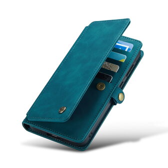 Samsung A56 - Emerald Green - 2 in 1 Book met Extra Vakken