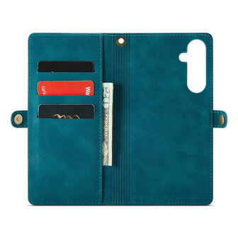 Samsung A56 - Emerald Green - 2 in 1 Book met Extra Vakken