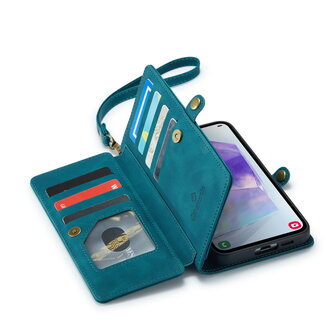 Samsung A56 - Emerald Green - 2 in 1 Book met Extra Vakken