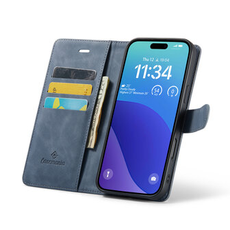 iPhone 16 Pro Max - Shadow Gray - 2 in 1 Book Case