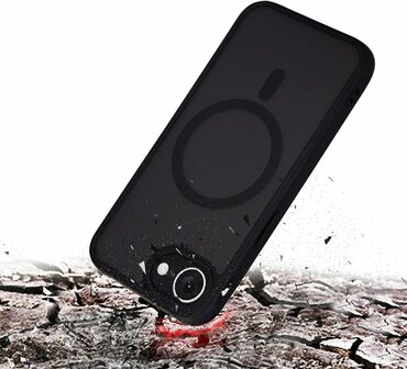 iPhone 16e - Magsafe Matte Armor &amp;amp; 2x Glas - Zwart