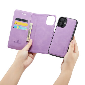 iPhone 16 Plus - Bright Lila - 2 in 1 Book Case