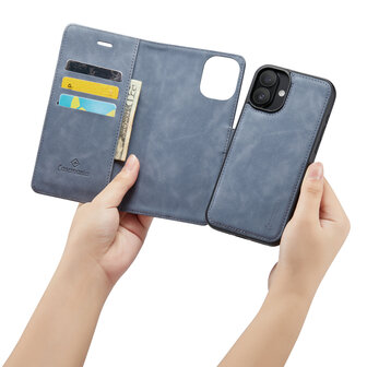 iPhone 16 Plus - Shadow Gray - 2 in 1 Book Case