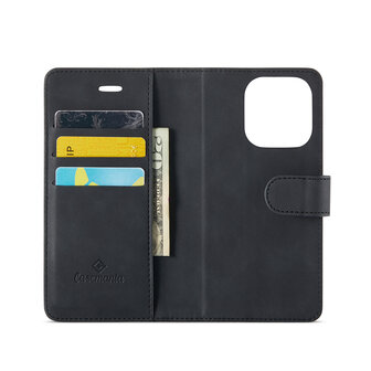 iPhone 16 Pro - Charcoal Gray - 2 in 1 Book Case