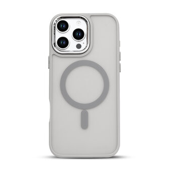 iPhone 16 Pro - Grijs - Matte Armor - Geschikt voor MagSafe