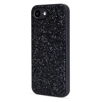 iPhone 16E - Diamant Glitter - Zwart