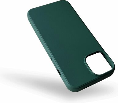 iPhone 14 Plus - Microfiber Back Cover - Donker Groen