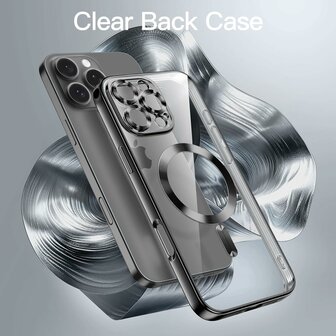 iPhone 16 Pro - Zwart - Siliconen MagSafe Back Cover