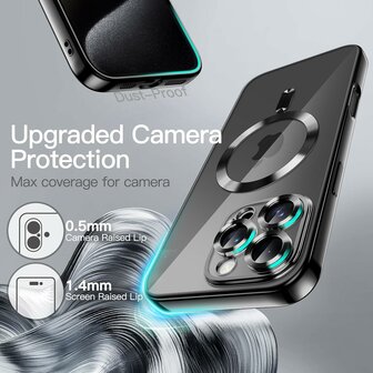 iPhone 16 Pro - Zwart - Siliconen MagSafe Back Cover
