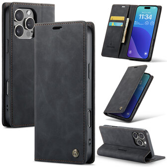 iPhone 16 Pro Max - Charcoal Gray - Book Case