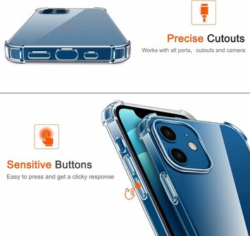 iPhone 11 - Anti Shock &amp;amp; 2x Glas - Transparant