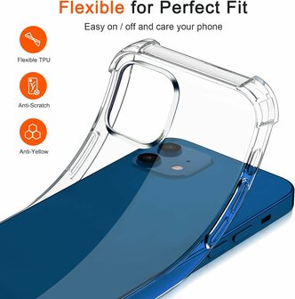iPhone 11 - Anti Shock &amp;amp; 2x Glas - Transparant