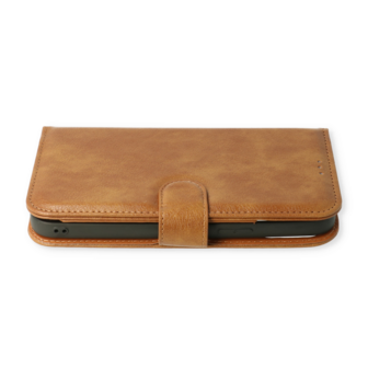 iPhone 16e - Bruin - 2 in 1 HQ Book Case met Extra Vakken