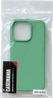 iPhone 14 Pro - HQ TPU Back Cover - Licht Groen