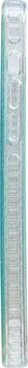 iPhone 14 Pro - Regenboog Glitter Back Cover - Turquoise