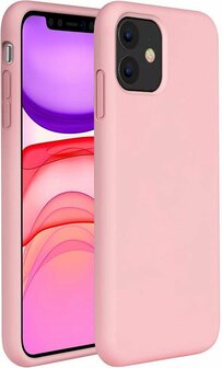 iPhone 11 - Siliconen Back Cover - Roze