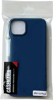 iPhone 14 Plus - HQ TPU Back Cover - Donker Blauw