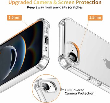 iPhone 16e - Transparant - Anti Shock