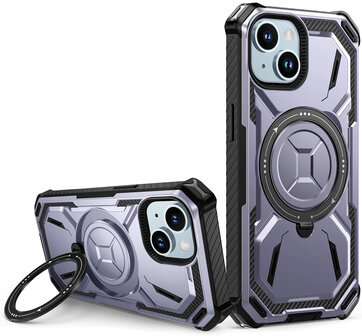 iPhone 15 Plus - Paars - Kickstand - Geschikt voor MagSafe