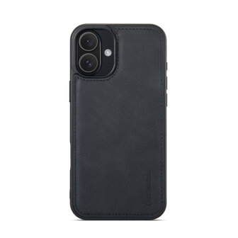 iPhone 16 Plus - Charcoal Gray - 2 in 1 Book Case