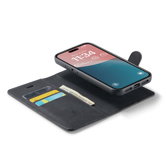 iPhone 16 Plus - Charcoal Gray - 2 in 1 Book Case