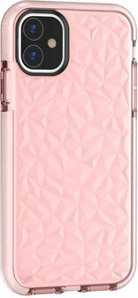 iPhone 11 - Crystal Back Cover - Roze