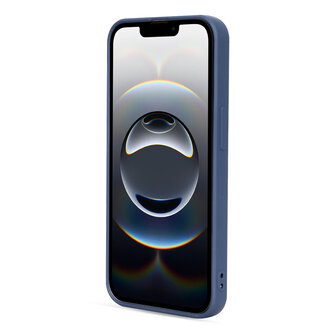 iPhone 16E - Marmer Diamant Glitter - Blauw