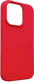 iPhone 14 Pro - Microfiber Back Cover - Rood