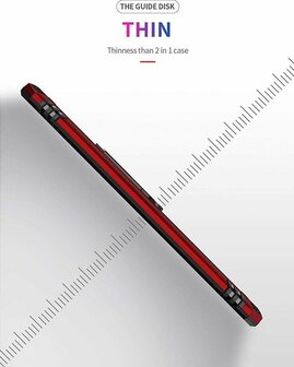 Samsung A51 - Armor met Kickstand Ring - Rood