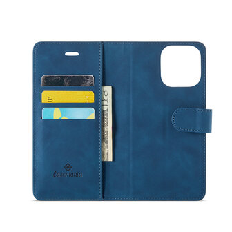 iPhone 16 Pro Max - Navy Blue - 2 in 1 Book Case