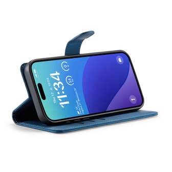 iPhone 16 Pro Max - Navy Blue - 2 in 1 Book Case