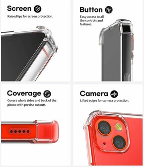 iPhone 14 Plus - Anti Shock - Vlinders