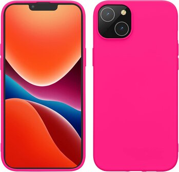 iPhone 14 Plus - Liquid Back Cover - Roze